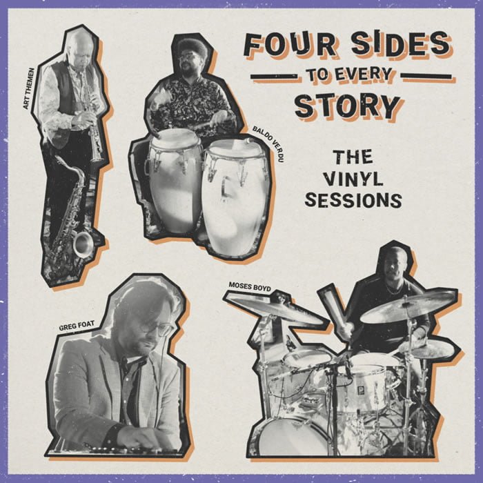 Four Sides to Every Story, 2022 <a href="https://thevinylfactory.com/product/greg-foat-four-sides-to-every-story/" target="_blank" rel="noopener nofollow">The Vinyl Factory</a>